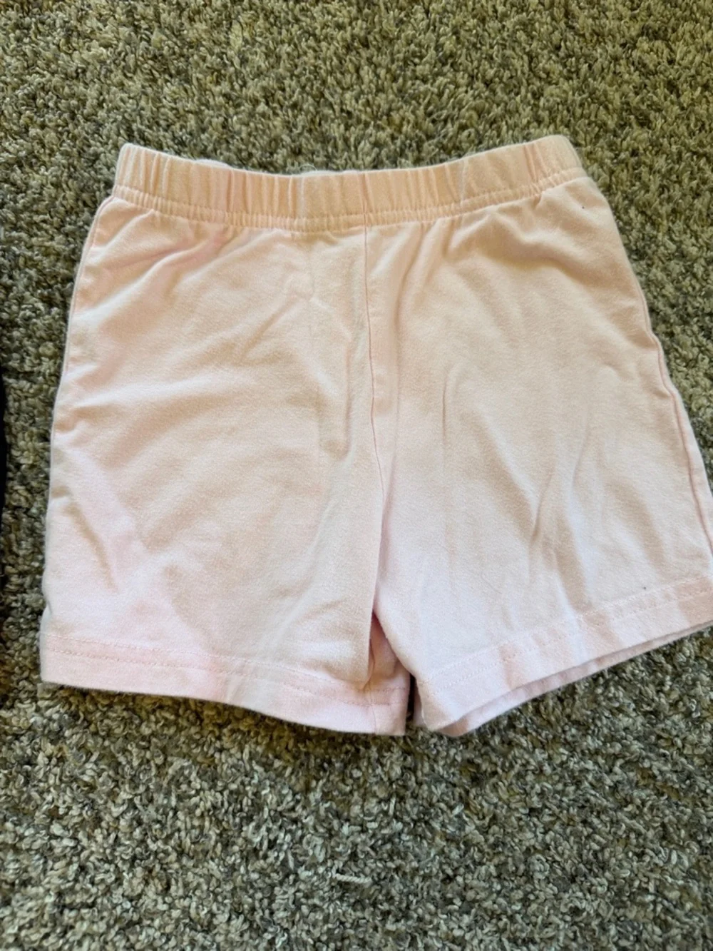 2 - Carters Girls' size 6/6x Cotton Pull-On cartwheel shorts Black & Light Pink